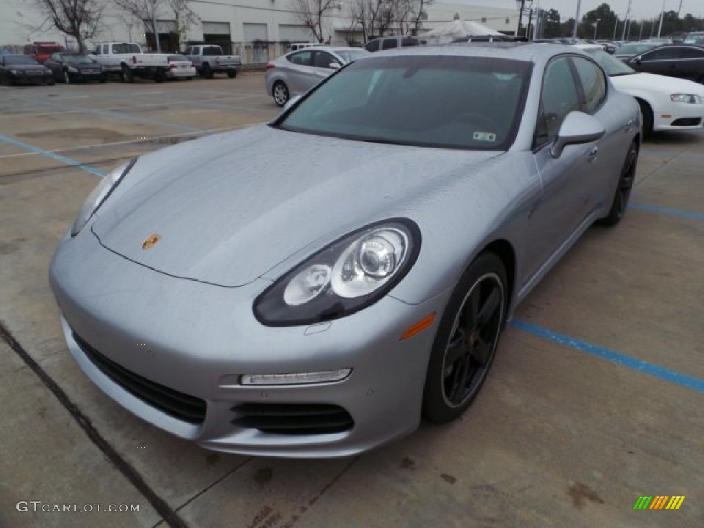 Rhodium Silver Metallic 2015 Porsche Panamera S Exterior Photo #101351067