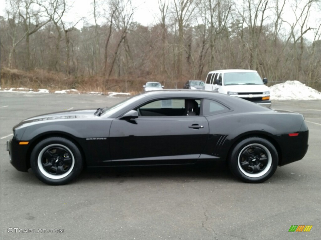 2011 Camaro LS Coupe - Black / Black photo #10