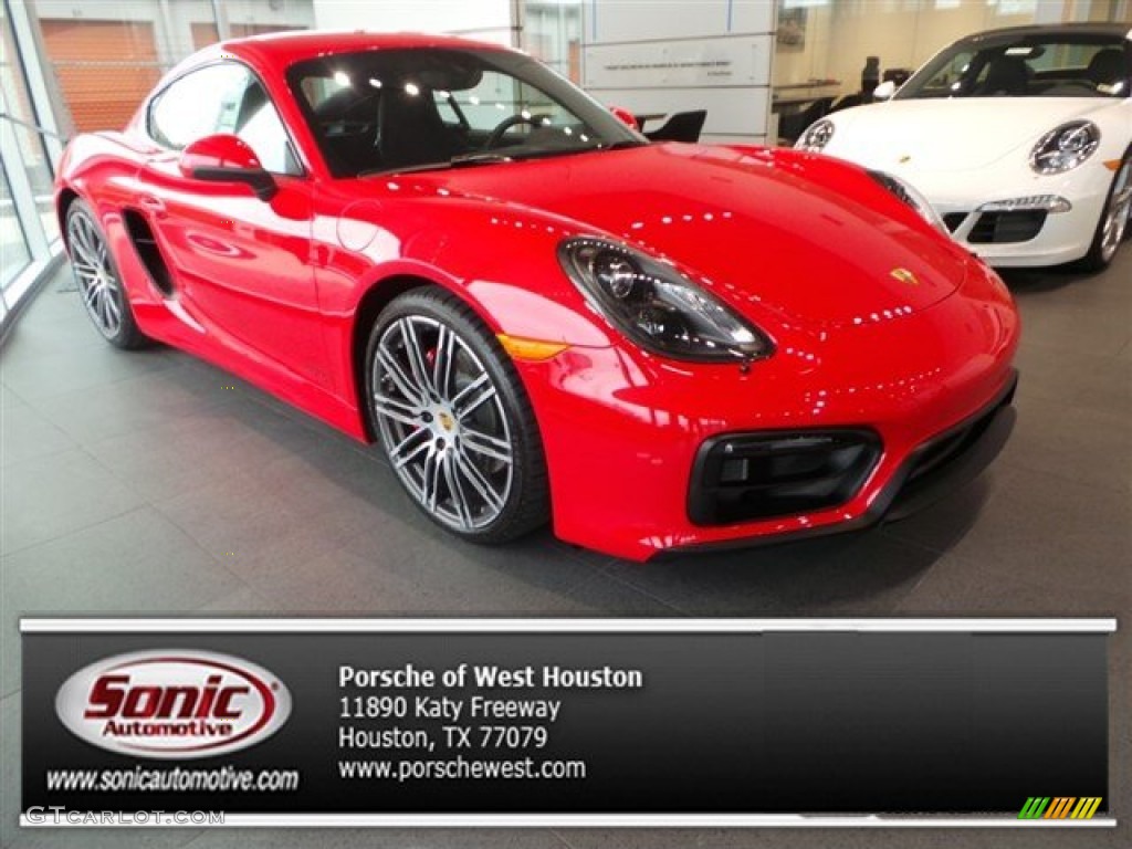 2015 Cayman GTS - Guards Red / Black photo #1