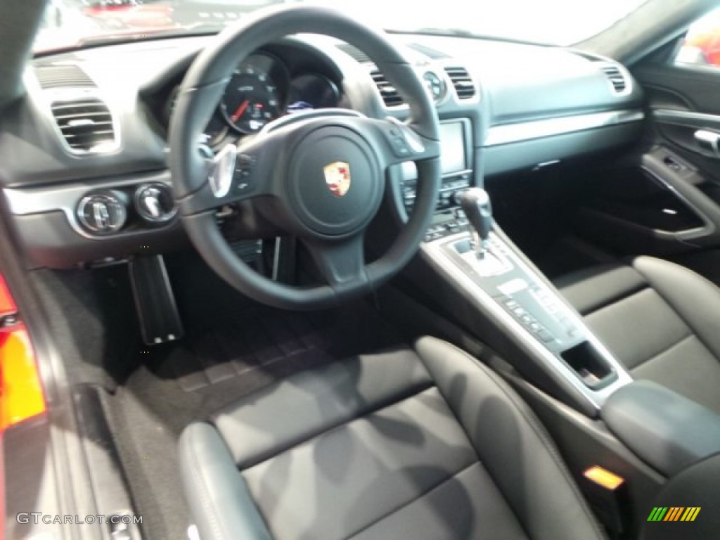 Black Interior 2015 Porsche Cayman GTS Photo #101351787