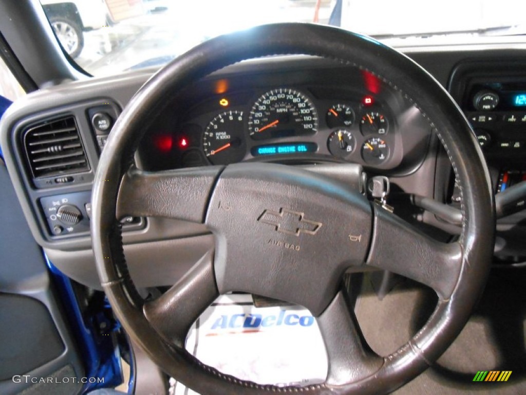 2003 Silverado 1500 LS Extended Cab 4x4 - Arrival Blue Metallic / Dark Charcoal photo #9