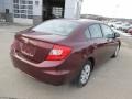 Crimson Pearl - Civic LX Sedan Photo No. 17