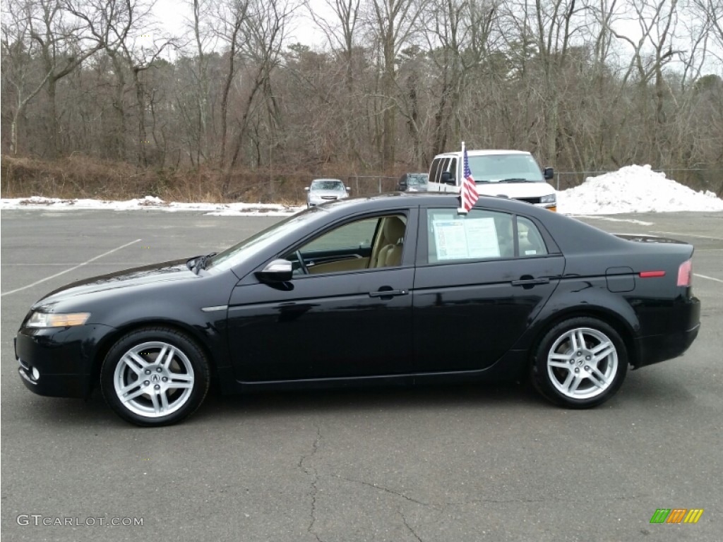 Nighthawk Black Pearl 2007 Acura TL 3.2 Exterior Photo #101355456