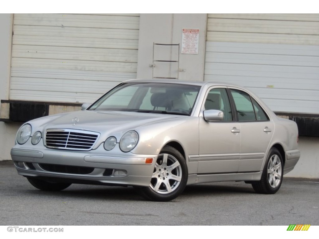 Brilliant Silver Metallic 2001 Mercedes-Benz E 320 Sedan Exterior Photo #101356806