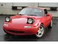Classic Red 1990 Mazda MX-5 Miata Roadster