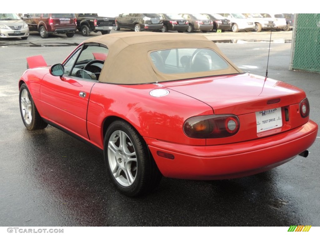 1990 MX-5 Miata Roadster - Classic Red / Black photo #6