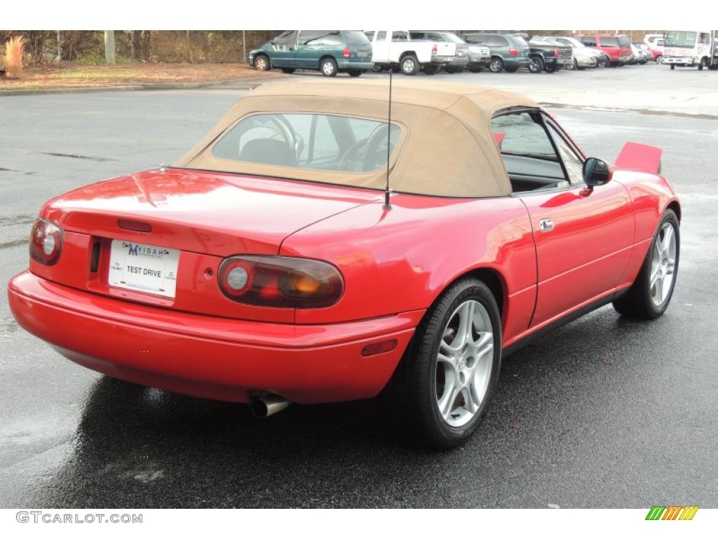 1990 MX-5 Miata Roadster - Classic Red / Black photo #7