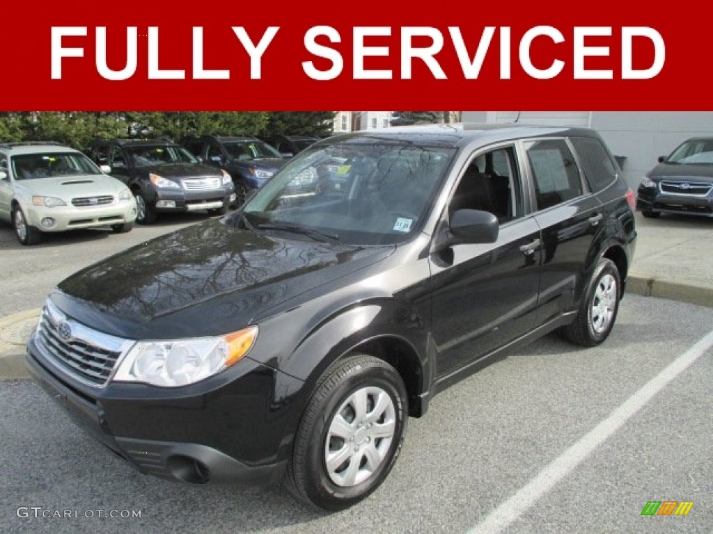 Obsidian Black Pearl Subaru Forester