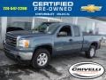 2012 Stealth Gray Metallic GMC Sierra 1500 SLE Extended Cab 4x4  photo #1
