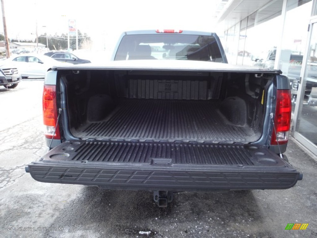 2012 Sierra 1500 SLE Extended Cab 4x4 - Stealth Gray Metallic / Ebony photo #12