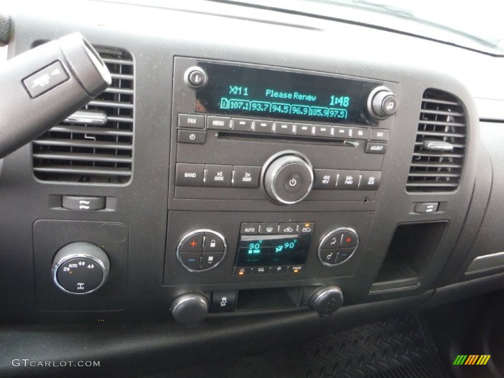 2012 Sierra 1500 SLE Extended Cab 4x4 - Stealth Gray Metallic / Ebony photo #22
