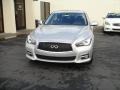 2014 Liquid Platinum Infiniti Q 50 3.7 Premium  photo #2