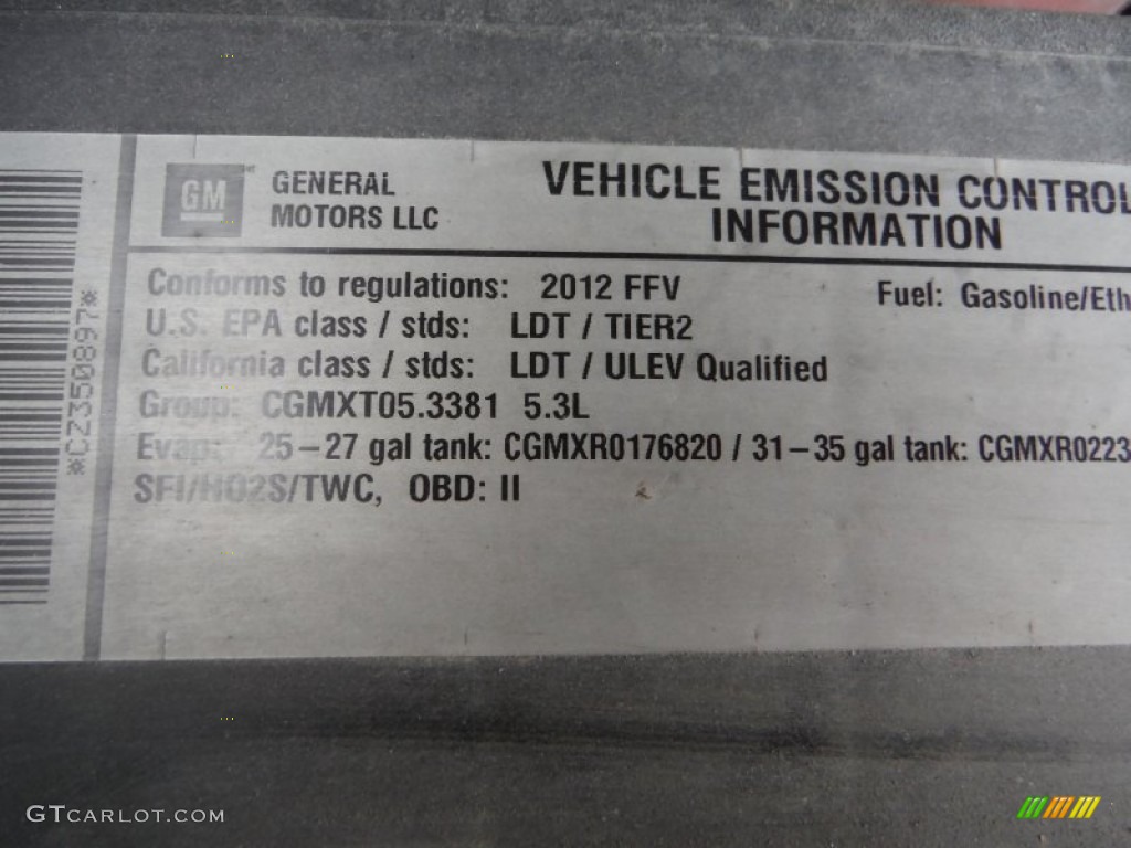 2012 Sierra 1500 SLE Extended Cab 4x4 - Stealth Gray Metallic / Ebony photo #34