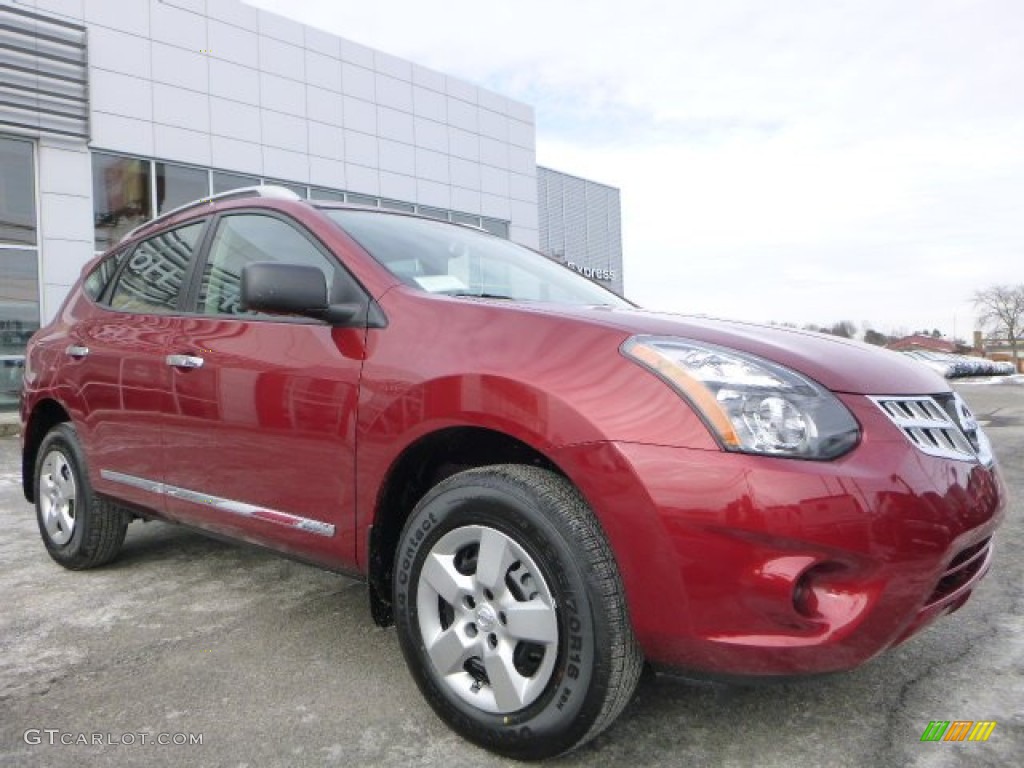 2015 Rogue Select S AWD - Cayenne Red / Black photo #1