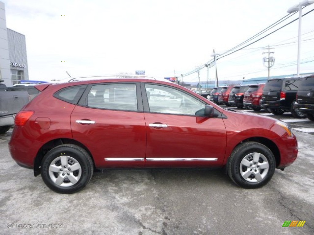 2015 Rogue Select S AWD - Cayenne Red / Black photo #2