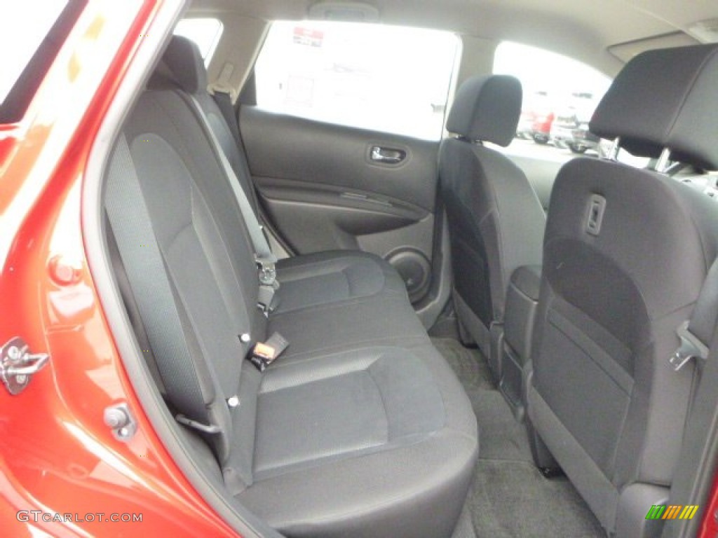 Black Interior 2015 Nissan Rogue Select S AWD Photo #101361501