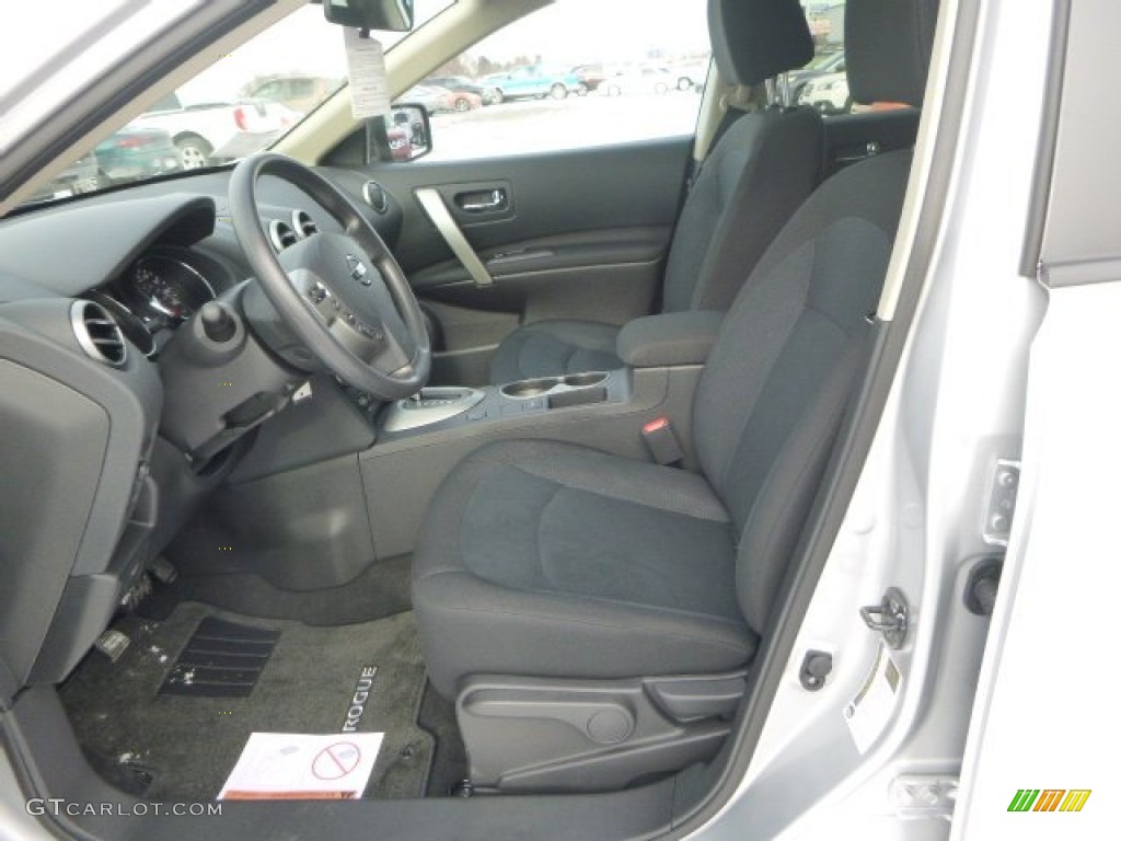 Black Interior 2015 Nissan Rogue Select S AWD Photo #101362047