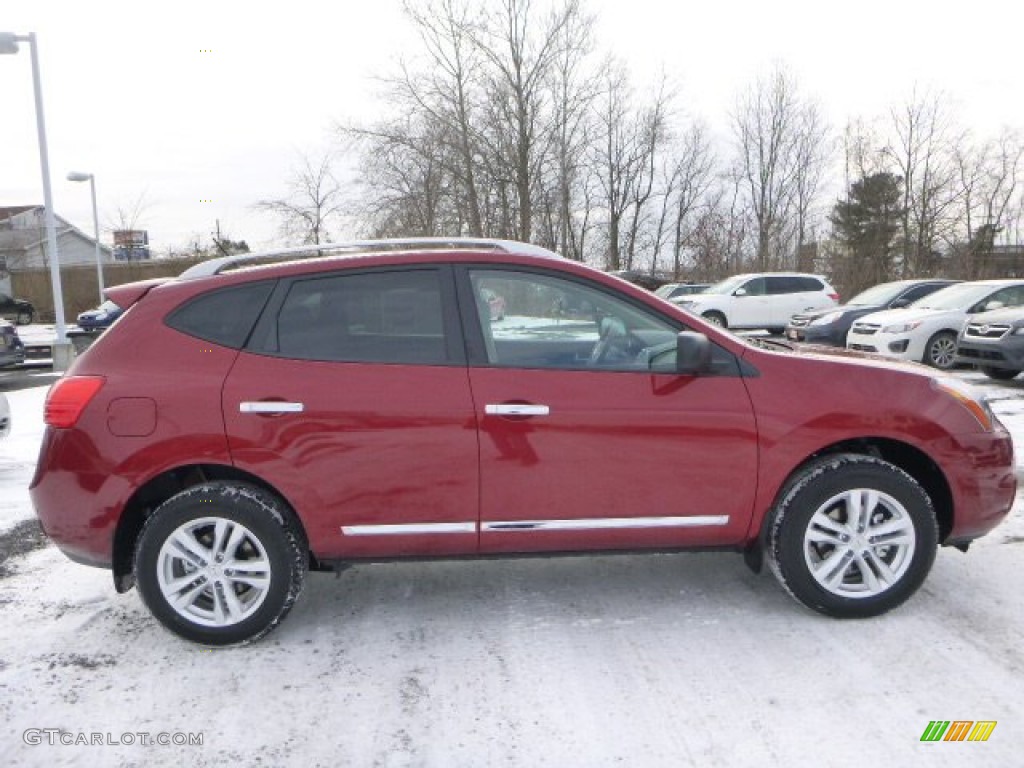 2015 Rogue Select S AWD - Cayenne Red / Gray photo #2