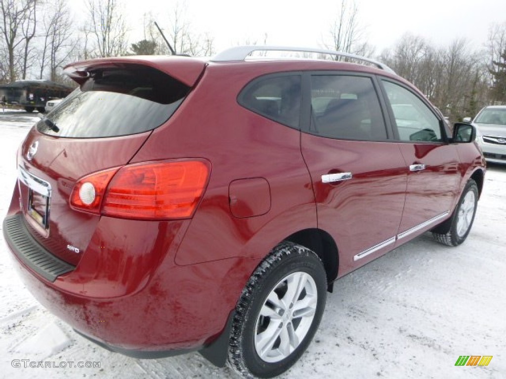 2015 Rogue Select S AWD - Cayenne Red / Gray photo #3