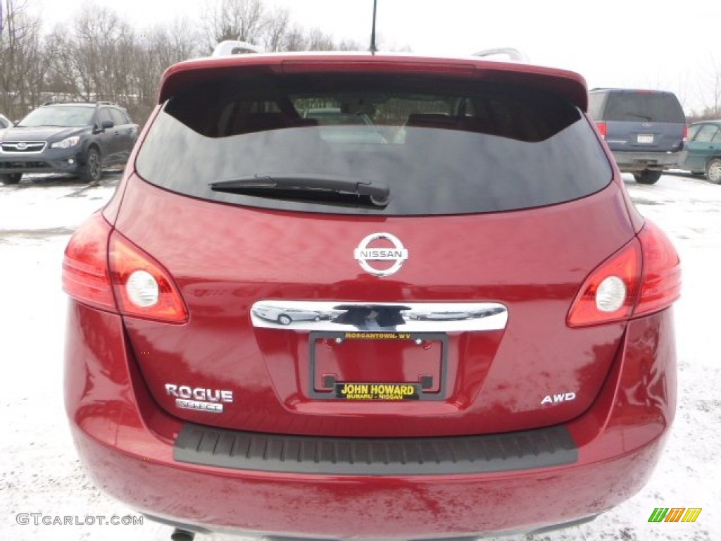 2015 Rogue Select S AWD - Cayenne Red / Gray photo #4