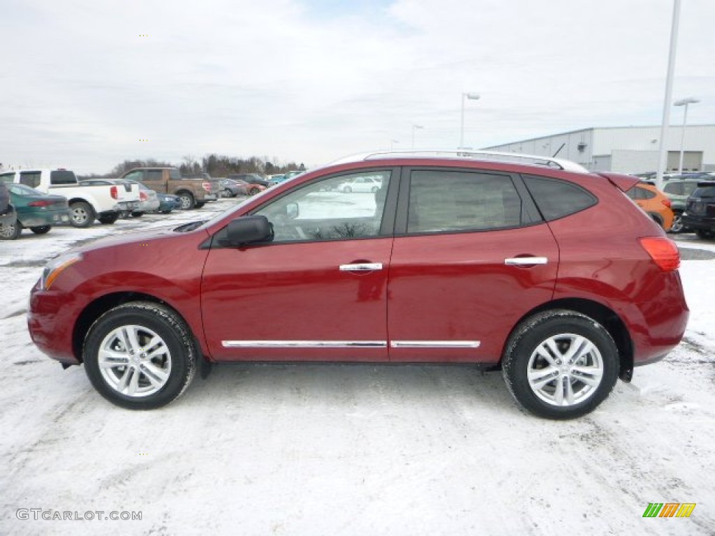 2015 Rogue Select S AWD - Cayenne Red / Gray photo #6