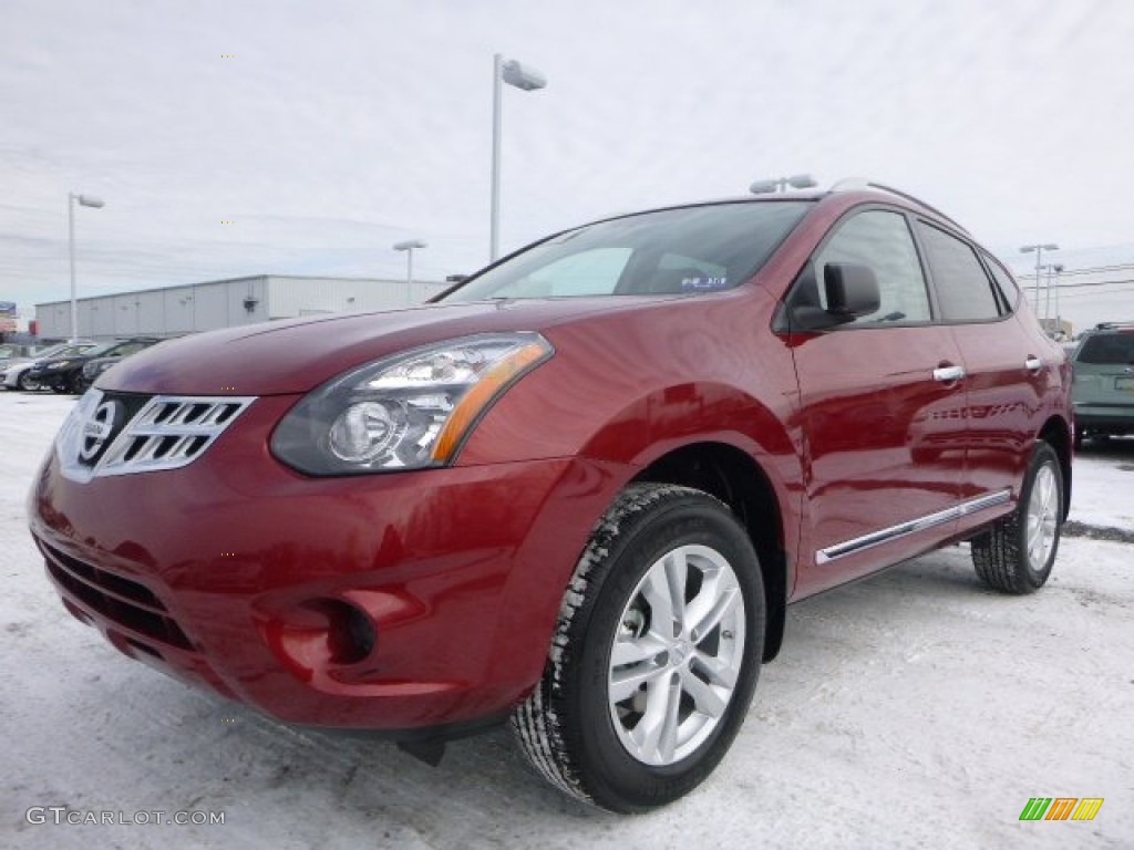 2015 Rogue Select S AWD - Cayenne Red / Gray photo #7