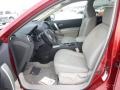 2015 Nissan Rogue Select Gray Interior Front Seat Photo