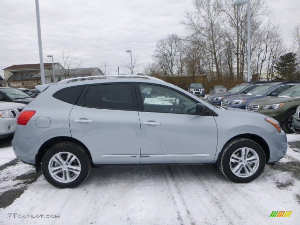 Frosted Steel 2015 Nissan Rogue Select S AWD Exterior Photo #101362548