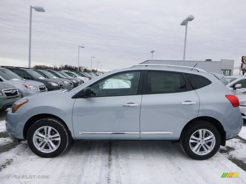Frosted Steel 2015 Nissan Rogue Select S AWD Exterior Photo #101362614
