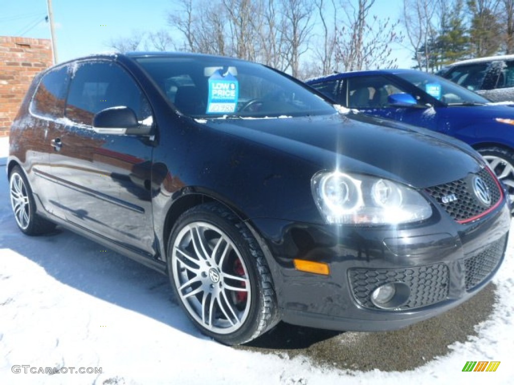 2008 GTI 2 Door - Black Magic Metallic / Anthracite Black photo #1