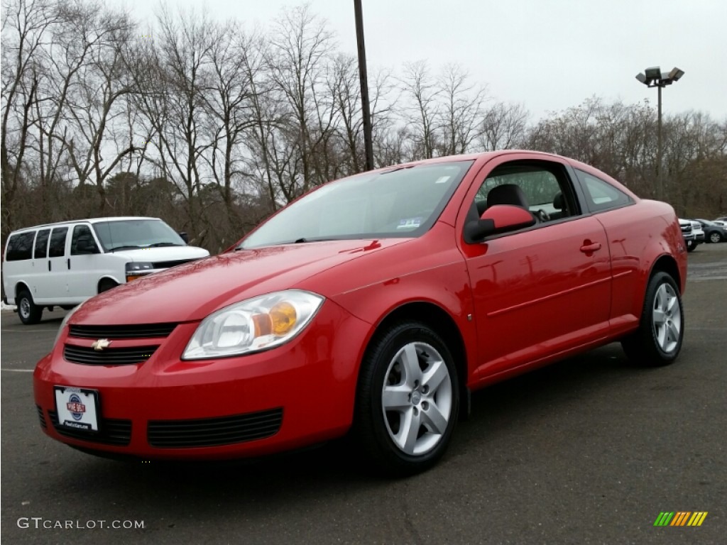 2007 Cobalt LT Coupe - Victory Red / Gray photo #1