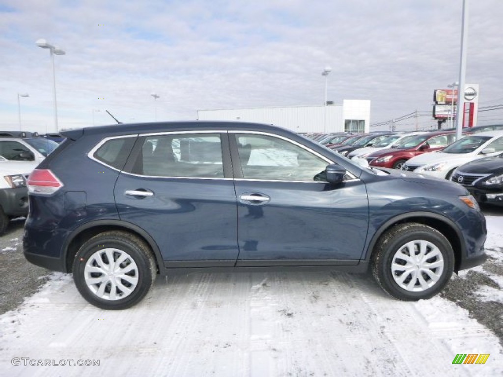 Arctic Blue Metallic 2015 Nissan Rogue S AWD Exterior Photo #101363718