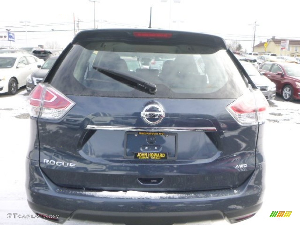 2015 Rogue S AWD - Arctic Blue Metallic / Charcoal photo #4