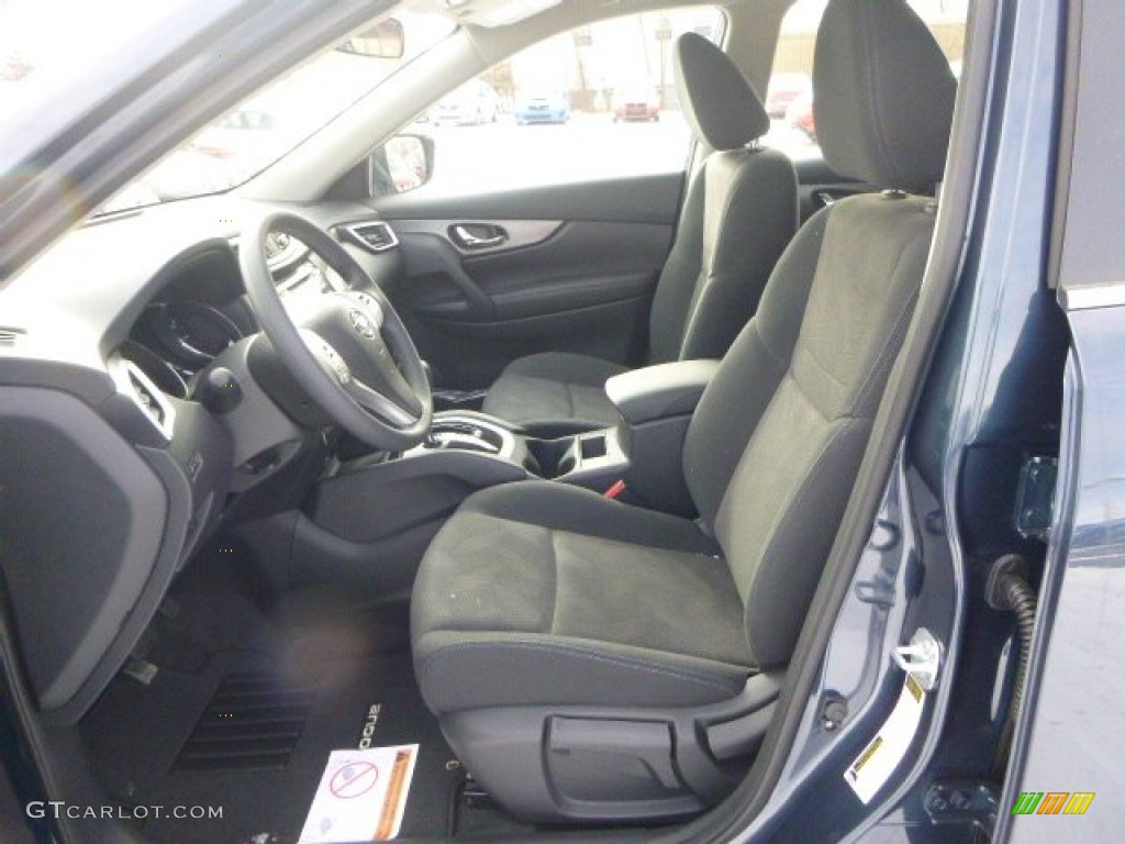 2015 Rogue S AWD - Arctic Blue Metallic / Charcoal photo #14