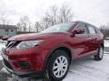 2015 Cayenne Red Nissan Rogue S AWD  photo #7
