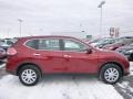 2015 Cayenne Red Nissan Rogue S AWD  photo #2