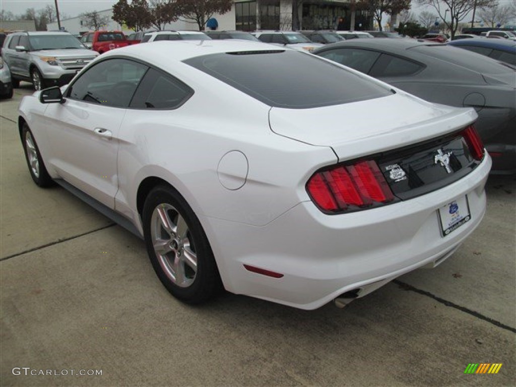 2015 Mustang V6 Coupe - Oxford White / Ebony photo #5