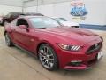 2015 Ruby Red Metallic Ford Mustang GT Premium Coupe  photo #2