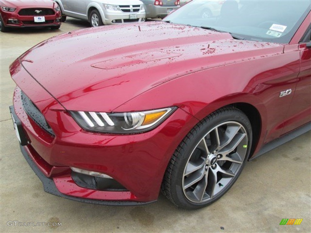 2015 Mustang GT Premium Coupe - Ruby Red Metallic / Ebony photo #8