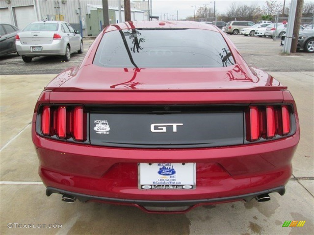 2015 Mustang GT Premium Coupe - Ruby Red Metallic / Ebony photo #10