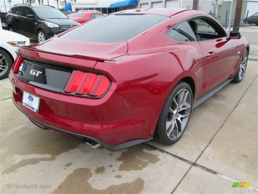 2015 Mustang GT Premium Coupe - Ruby Red Metallic / Ebony photo #11