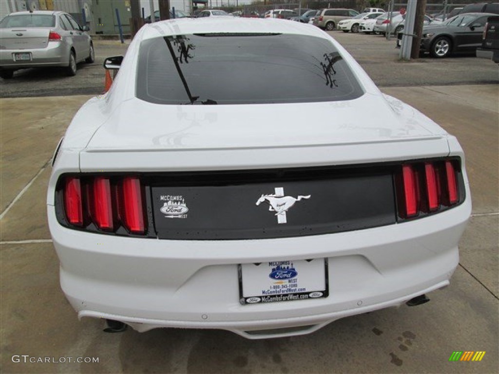 2015 Mustang V6 Coupe - Oxford White / Ebony photo #8