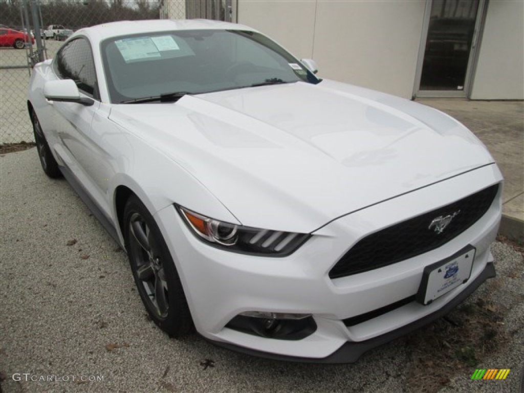 2015 Mustang V6 Coupe - Oxford White / Ebony photo #25
