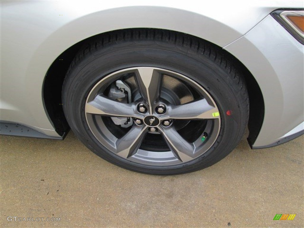 2015 Mustang V6 Coupe - Ingot Silver Metallic / Ebony photo #3