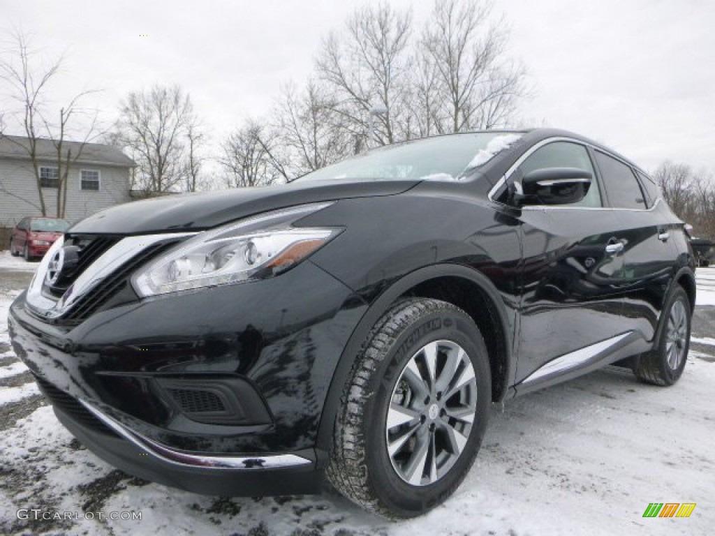 Magnetic Black 2015 Nissan Murano S AWD Exterior Photo #101367336