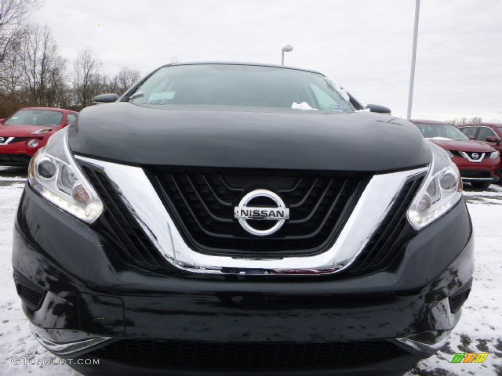 2015 Murano S AWD - Magnetic Black / Graphite photo #8