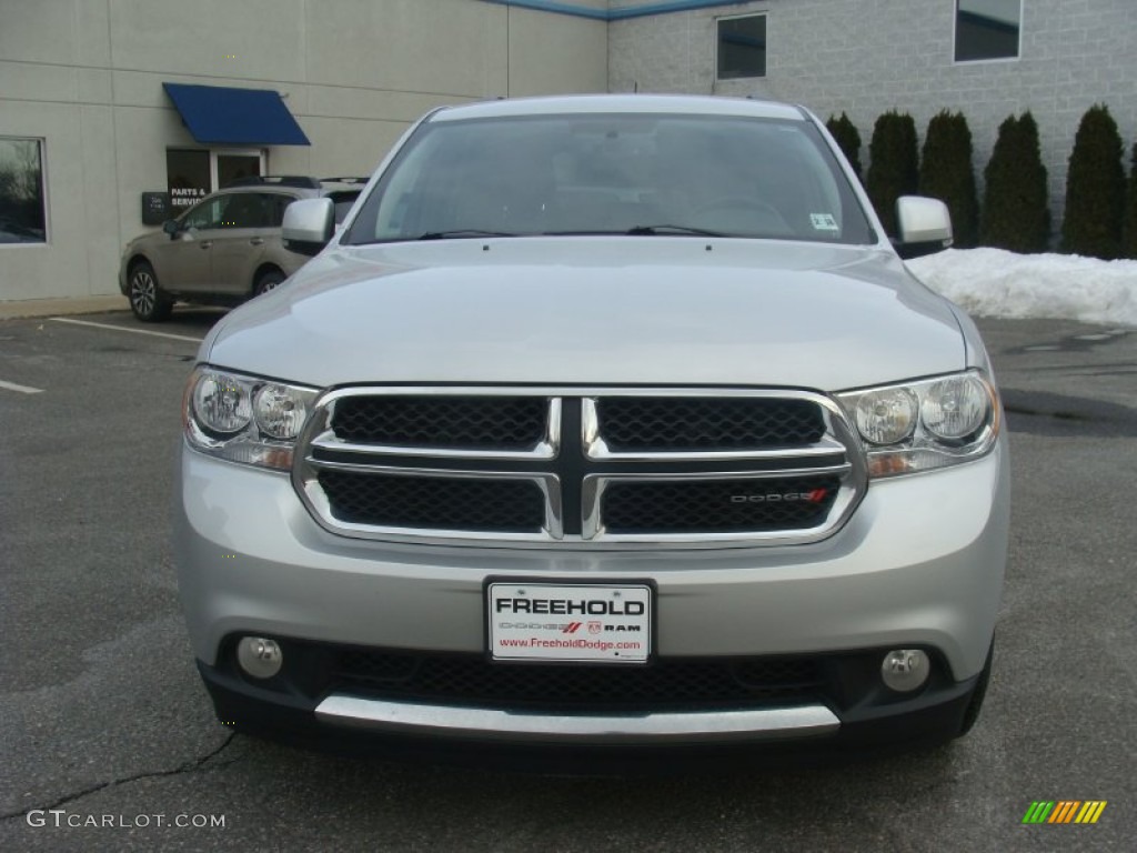 2013 Durango Crew AWD - Bright Silver Metallic / Black photo #2