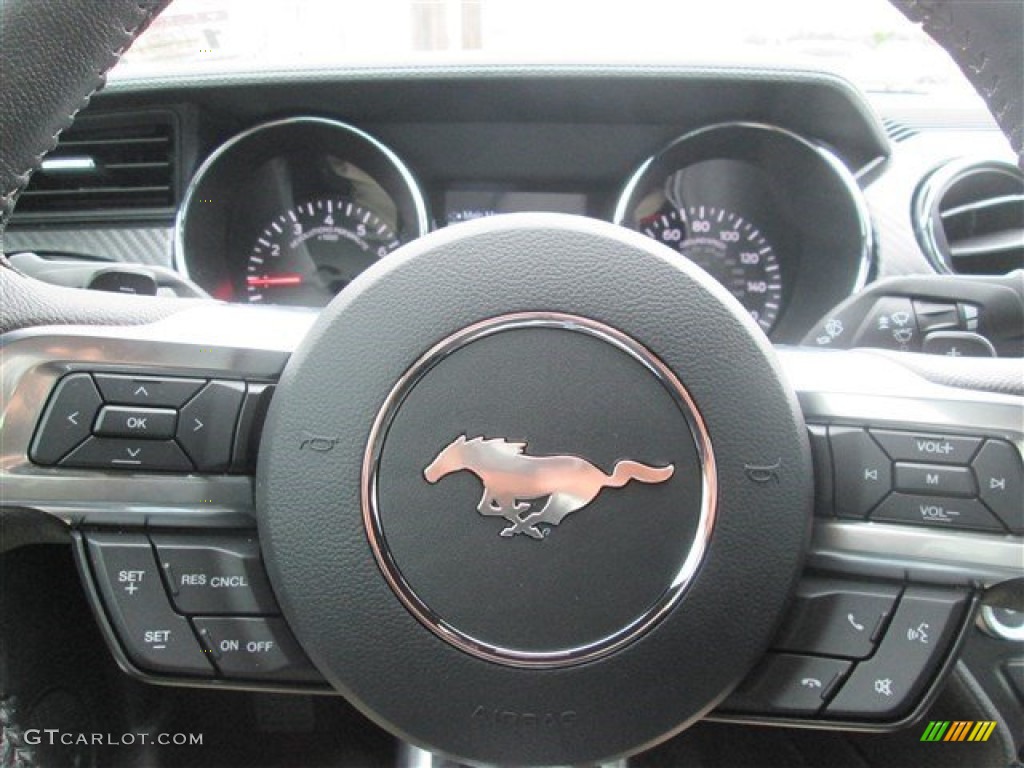 2015 Mustang V6 Coupe - Ingot Silver Metallic / Ebony photo #17