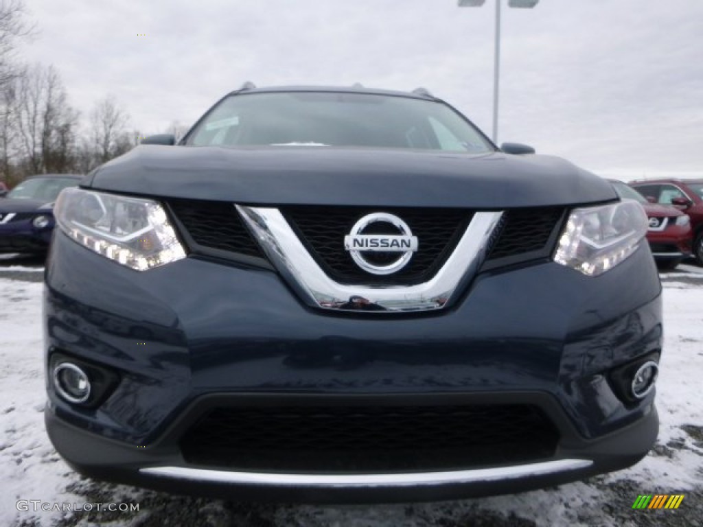 2015 Rogue SL AWD - Arctic Blue Metallic / Charcoal photo #8