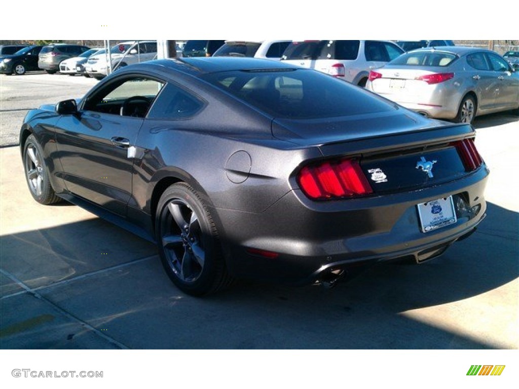 2015 Mustang V6 Coupe - Magnetic Metallic / Ebony photo #7